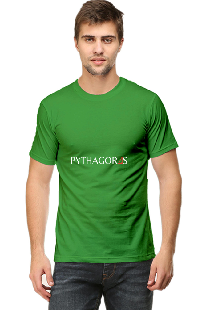 Round Neck Half Sleeve T-Shirt - Pythagoras Theorem
