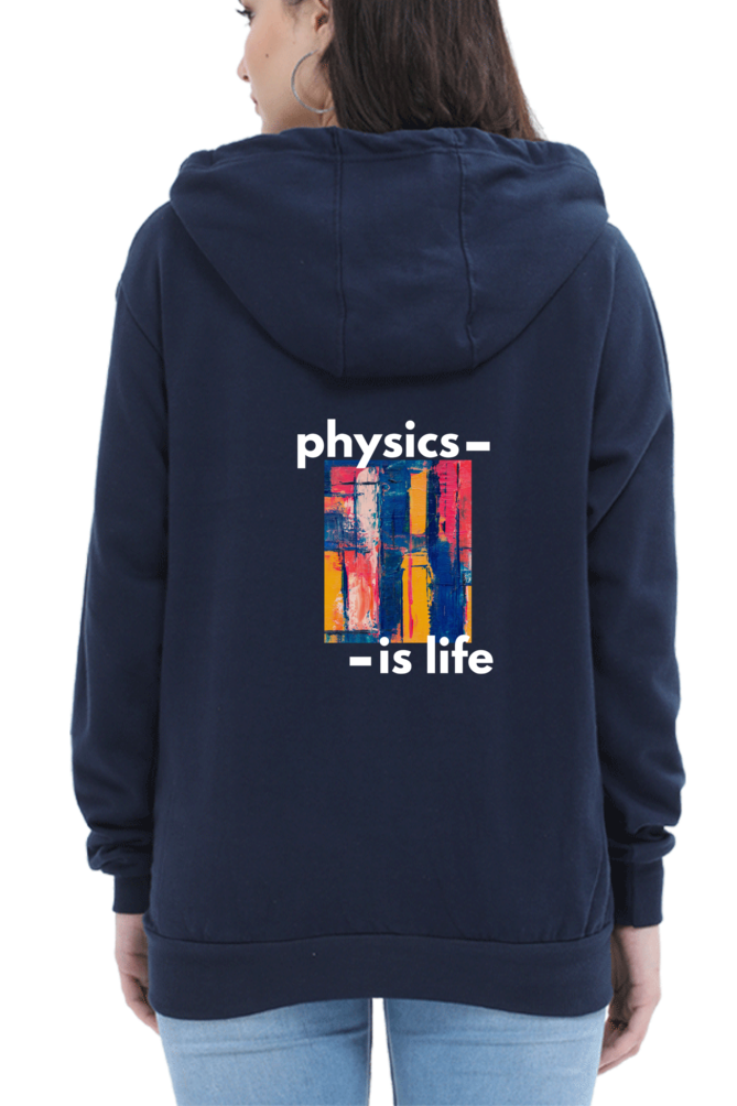 Unisex Hooded SweatShirt Regular Fit -Physics is Life