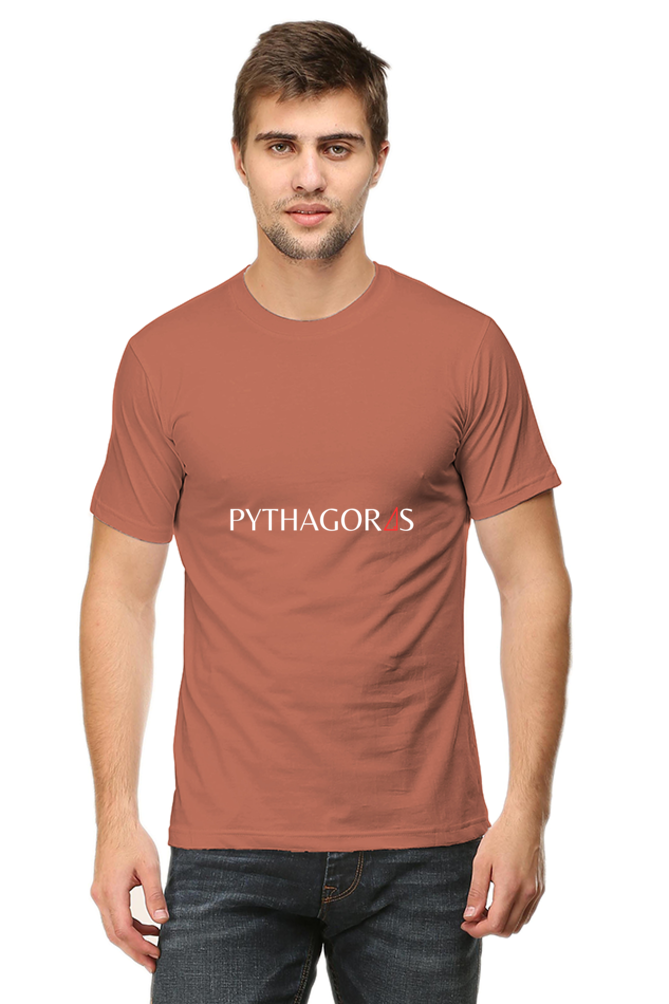 Round Neck Half Sleeve T-Shirt - Pythagoras Theorem