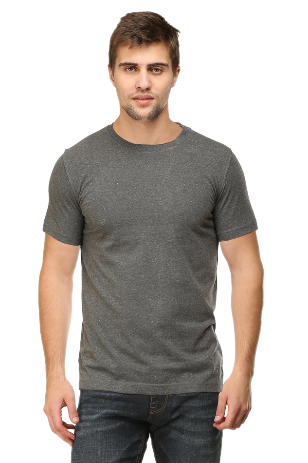 Round Neck Half Sleeve Plain T-Shirt