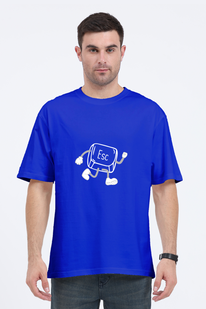 Oversized Classic T-Shirt - ESC Button (Life Problems)