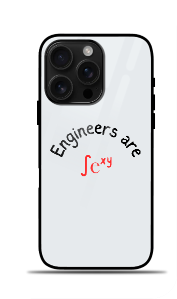 Iphone Glass Case - Engineers are Sexy