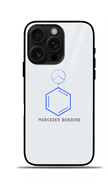Iphone Glass Case - Mercedes Benzene