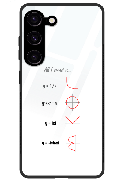 Samsung Glass Case - All I Need is Love