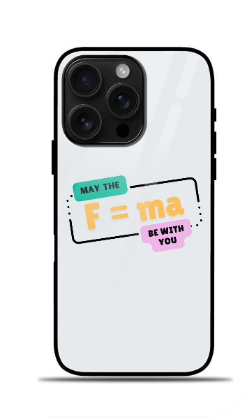 Iphone Glass Case - May the force be with you