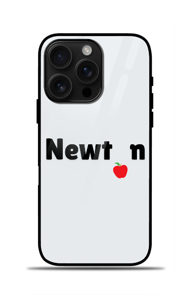 Iphone Glass Case - Newton