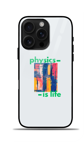 Iphone Glass Case - Physics is Life