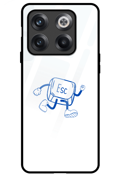 OnePlus Glass Case - ESC Button (Life Problems)