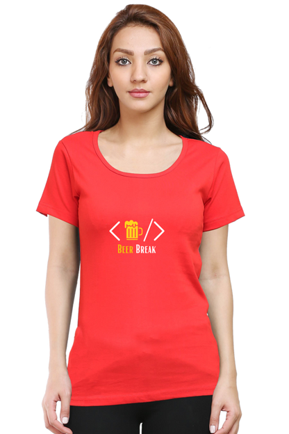 Round Neck Half Sleeve T-Shirt - Beer Break