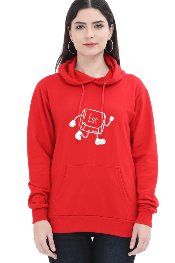 Unisex Hooded SweatShirt - ESC Button (Life Problems)