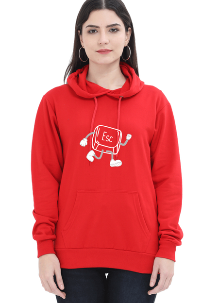 Unisex Hooded SweatShirt - ESC Button (Life Problems)