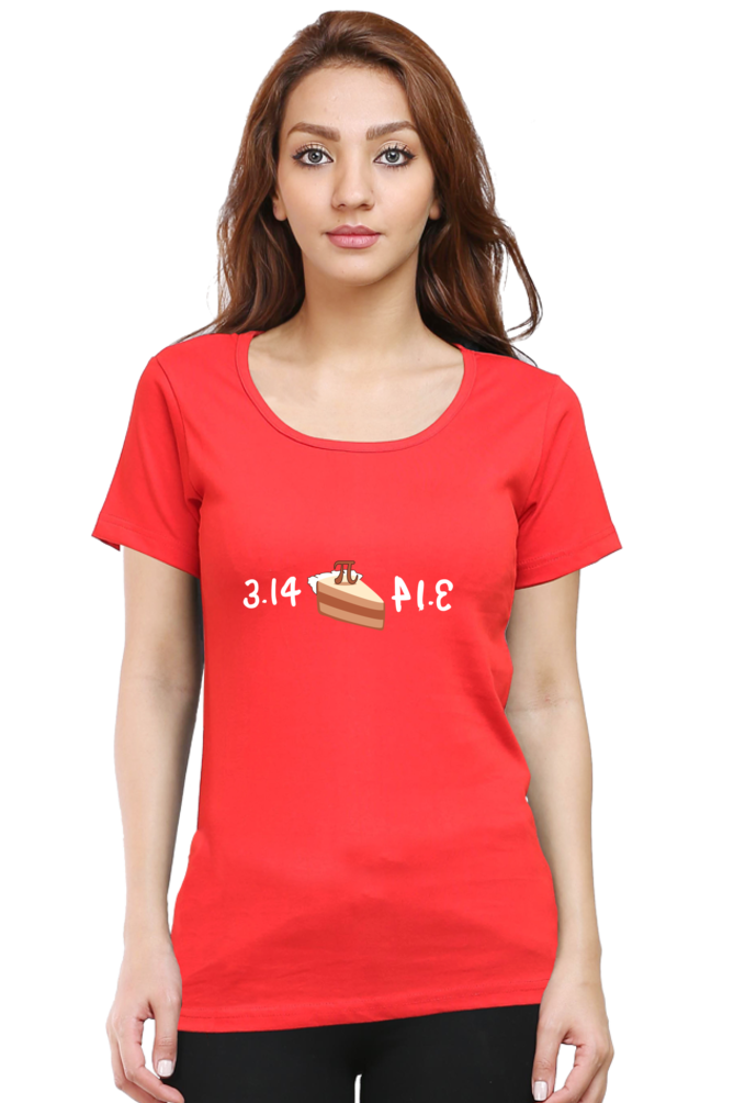 Round Neck Half Sleeve T-Shirt - Pi or Pie