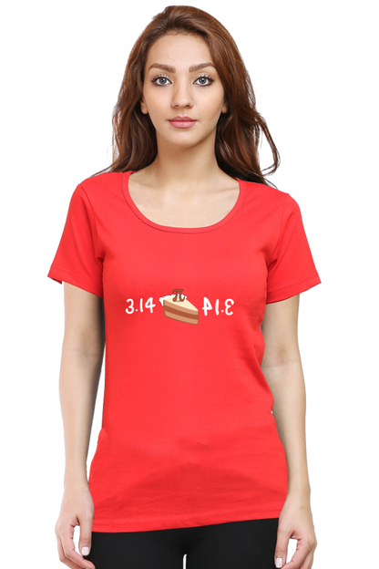 Round Neck Half Sleeve T-Shirt - Pi or Pie