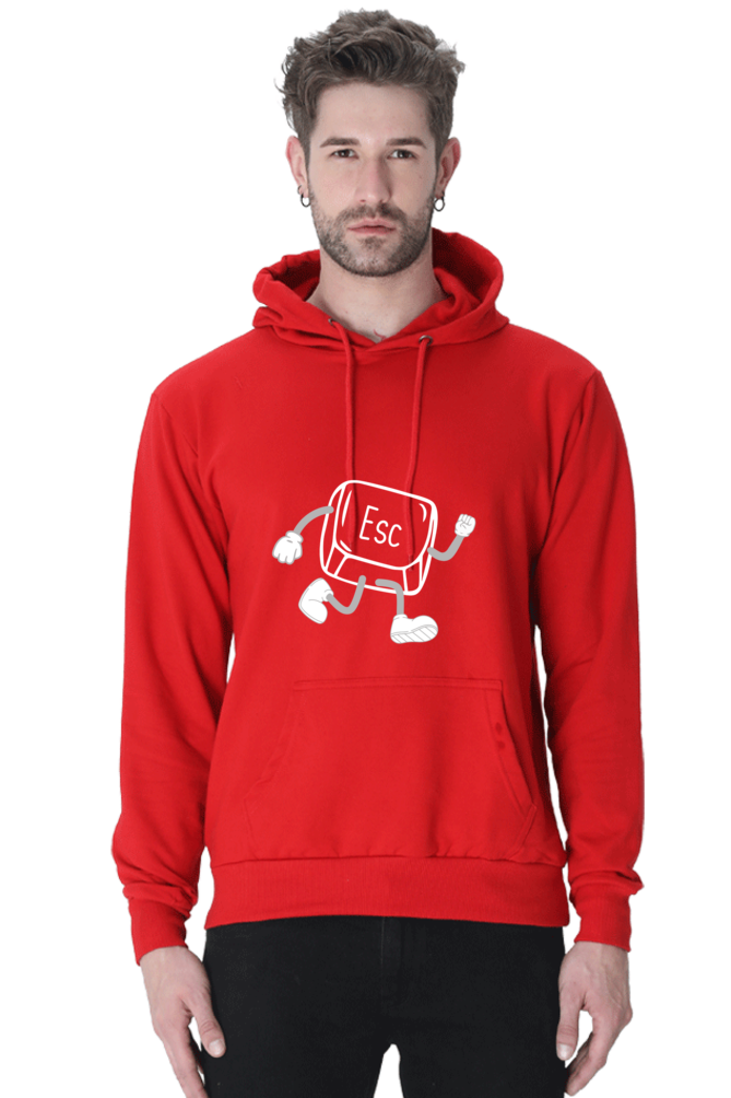 Unisex Hooded SweatShirt - ESC Button (Life Problems)