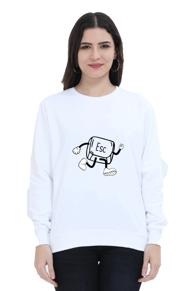 Unisex SweatShirt - ESC Button (Life Problems)