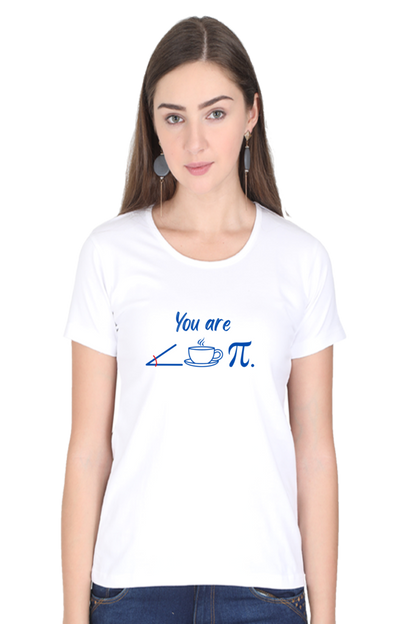 Round Neck Half Sleeve T-Shirt - You are Acutie Pie