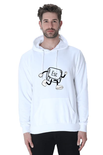 Unisex Hooded SweatShirt - ESC Button (Life Problems)