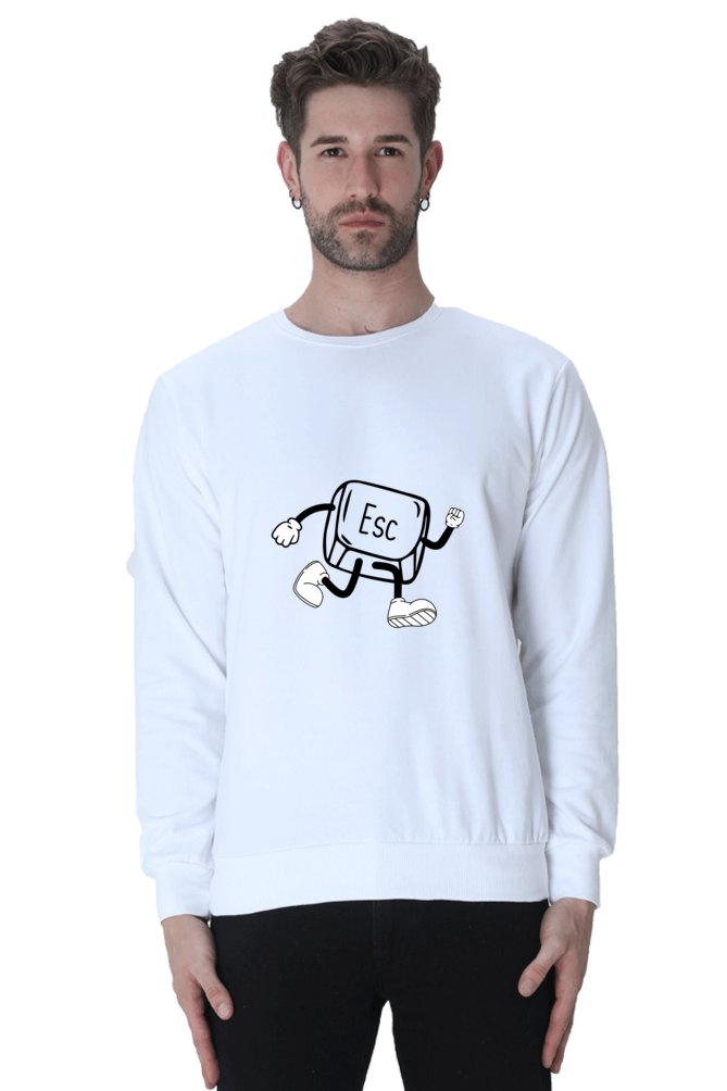 Unisex SweatShirt - ESC Button (Life Problems)