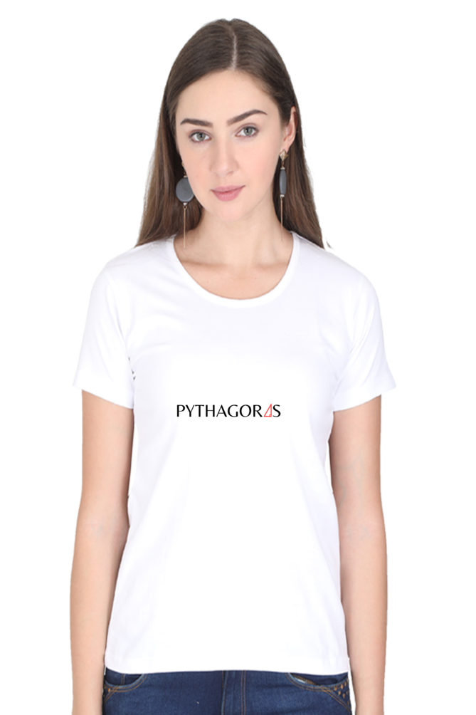 Round Neck Half Sleeve T-Shirt - Pythagoras Theorem