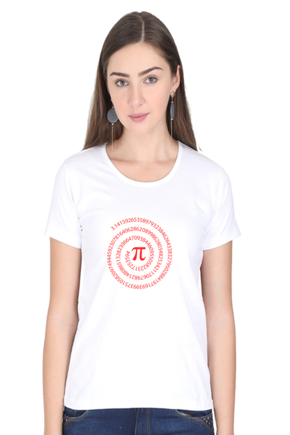 Round Neck Half Sleeve T-Shirt - Pi Number