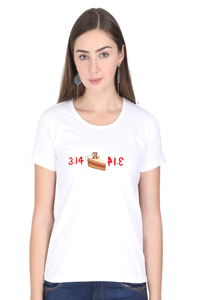 Round Neck Half Sleeve T-Shirt - Pi or Pie