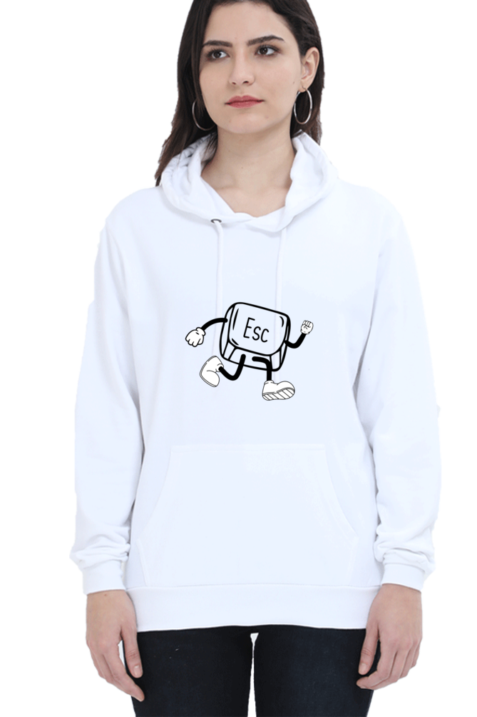 Unisex Hooded SweatShirt - ESC Button (Life Problems)