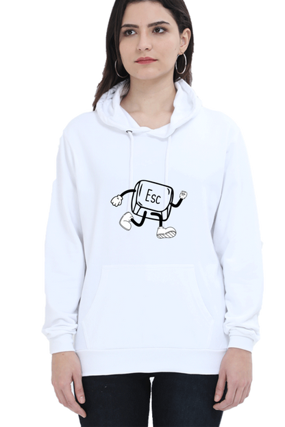 Unisex Hooded SweatShirt - ESC Button (Life Problems)