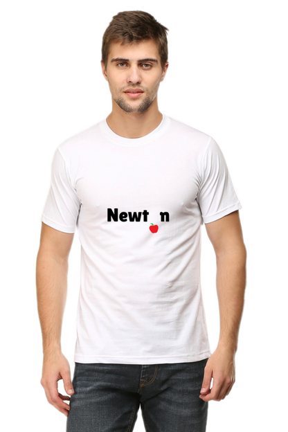 Round Neck Half Sleeve T-Shirt - Newton