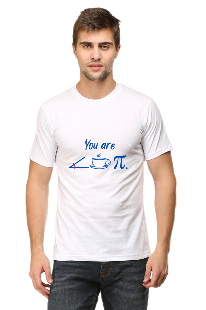 Round Neck Half Sleeve T-Shirt - You are Acutie Pie, Math T-Shirt