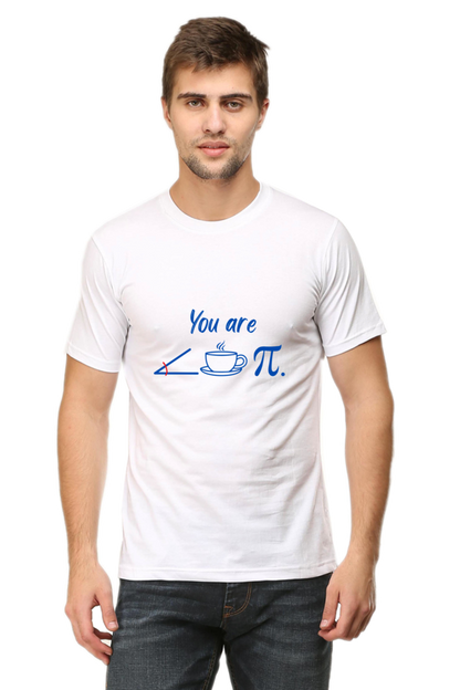 Round Neck Half Sleeve T-Shirt - You are Acutie Pie, Math T-Shirt