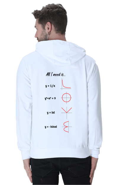 Unisex Hooded SweatShirt Regular Fit - All I Need is Love