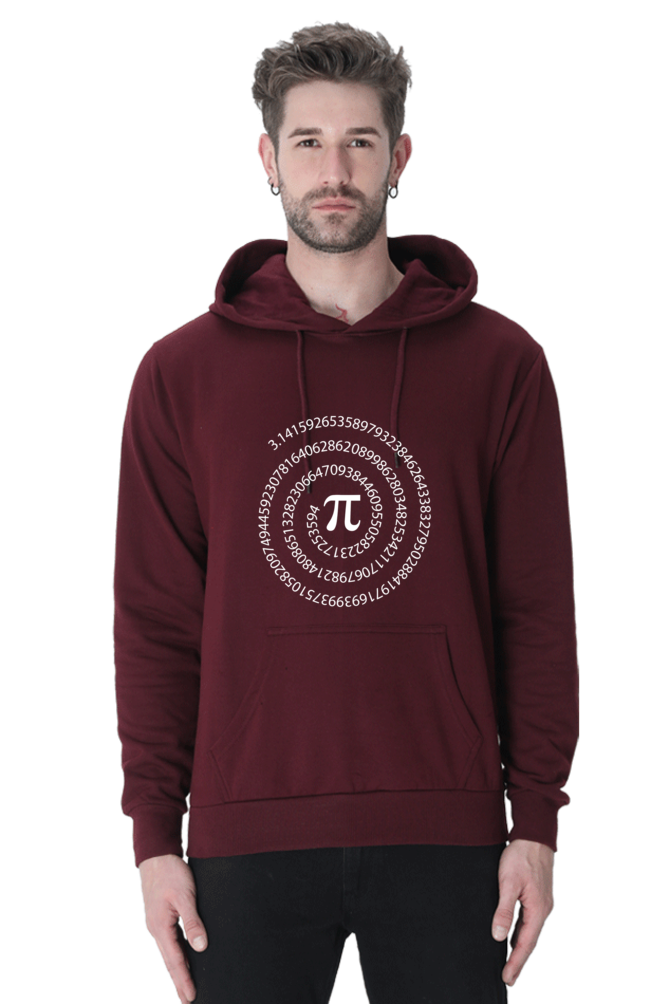 Unisex Hooded SweatShirt Regular Fit -Pi Number