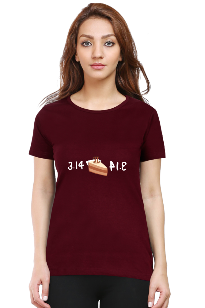 Round Neck Half Sleeve T-Shirt - Pi or Pie