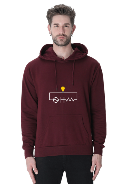 Unisex Hooded SweatShirt - OHM (Ω)