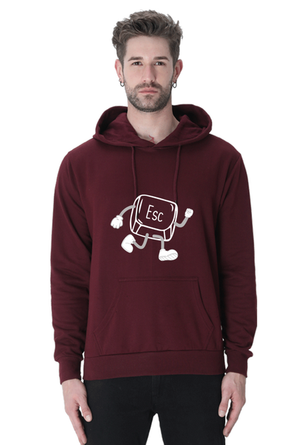 Unisex Hooded SweatShirt - ESC Button (Life Problems)