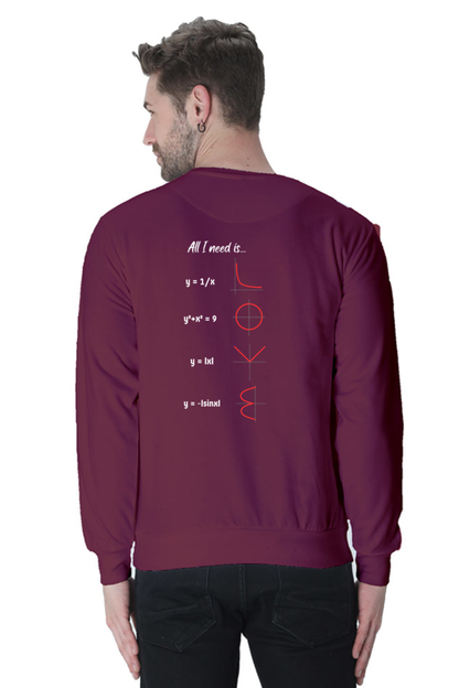 Unisex SweatShirt - All I Need is Love