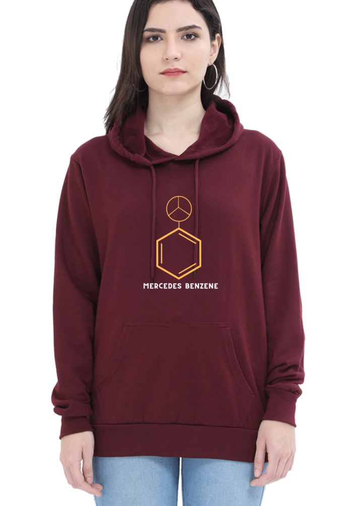 Unisex Hooded SweatShirt Regular Fit- Mercedes Benzene