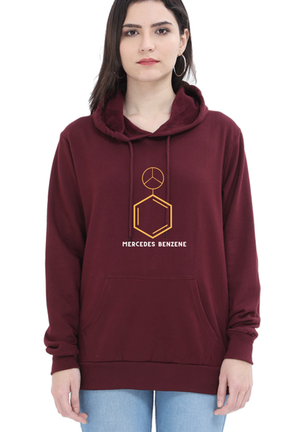 Unisex Hooded SweatShirt Regular Fit- Mercedes Benzene