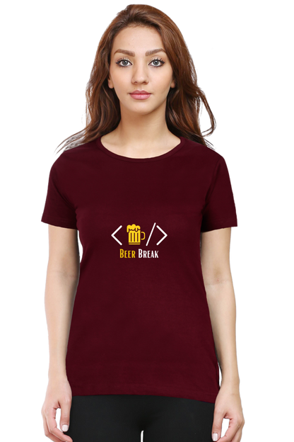 Round Neck Half Sleeve T-Shirt - Beer Break