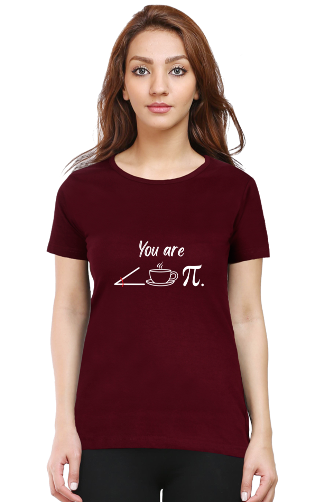 Round Neck Half Sleeve T-Shirt - You are Acutie Pie