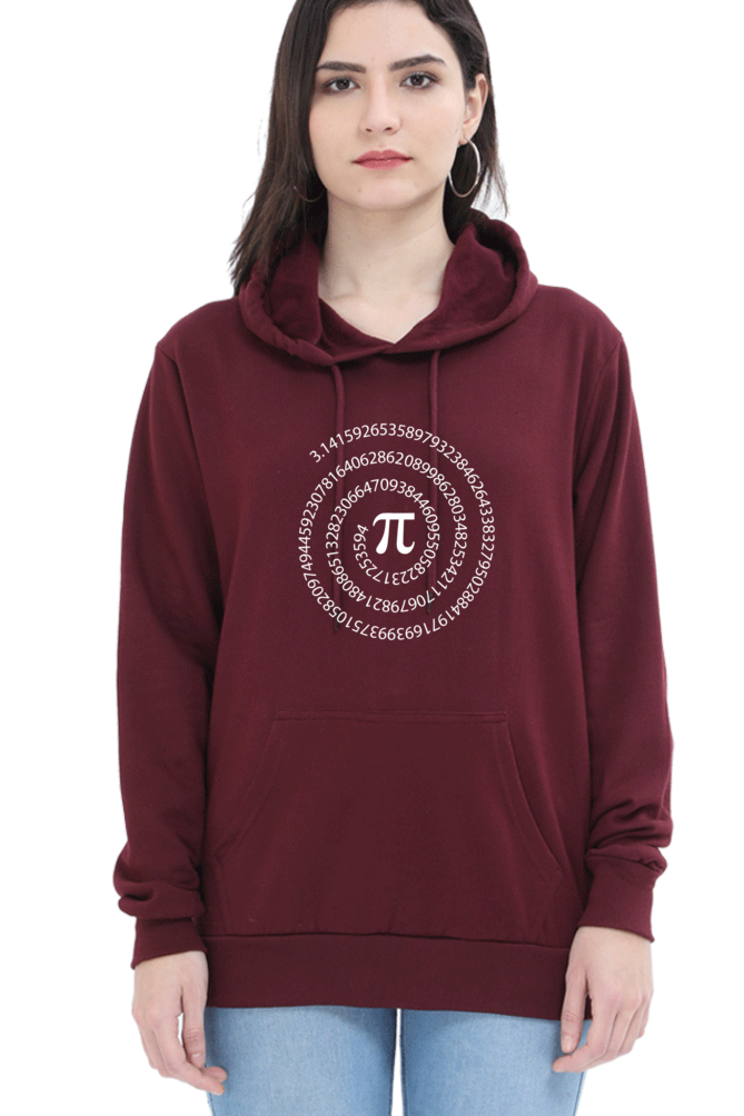 Unisex Hooded SweatShirt Regular Fit -Pi Number