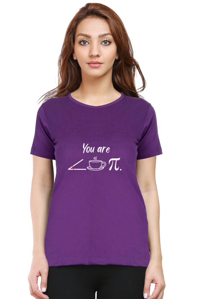 Round Neck Half Sleeve T-Shirt - You are Acutie Pie