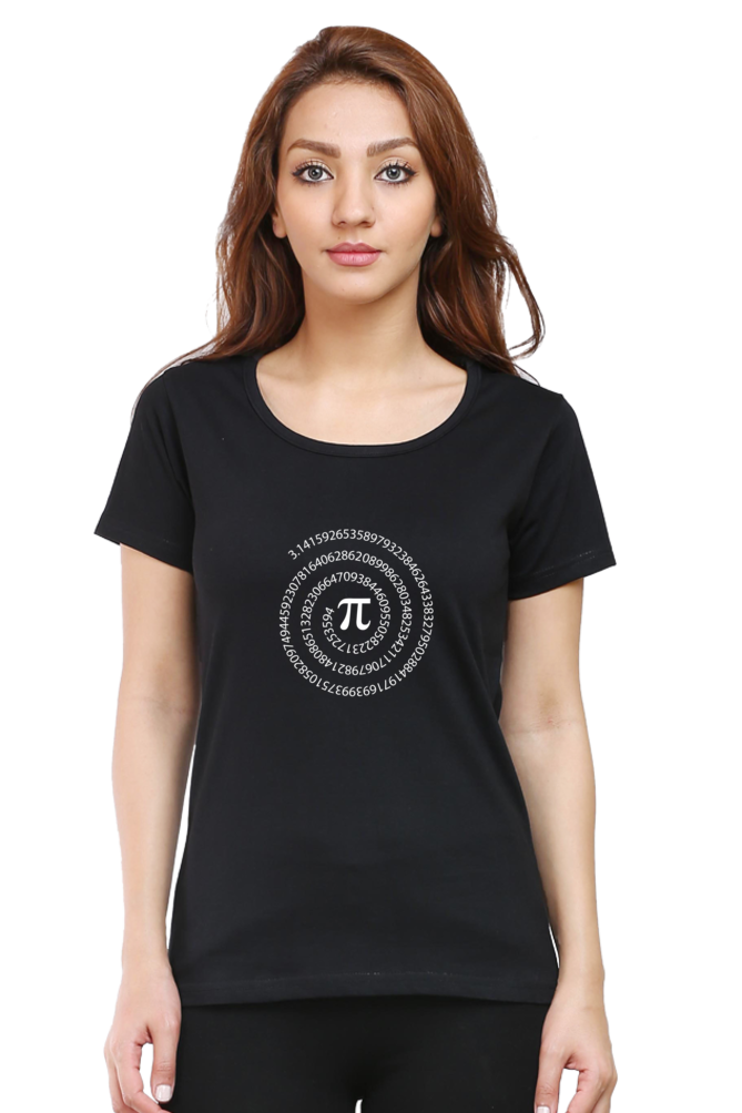 Round Neck Half Sleeve T-Shirt - Pi Number