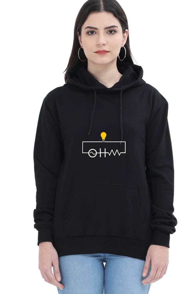 Unisex Hooded SweatShirt - OHM (Ω)