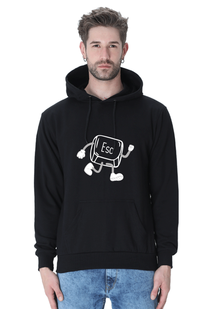 Unisex Hooded SweatShirt - ESC Button (Life Problems)