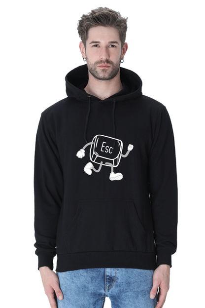 Unisex Hooded SweatShirt - ESC Button (Life Problems)