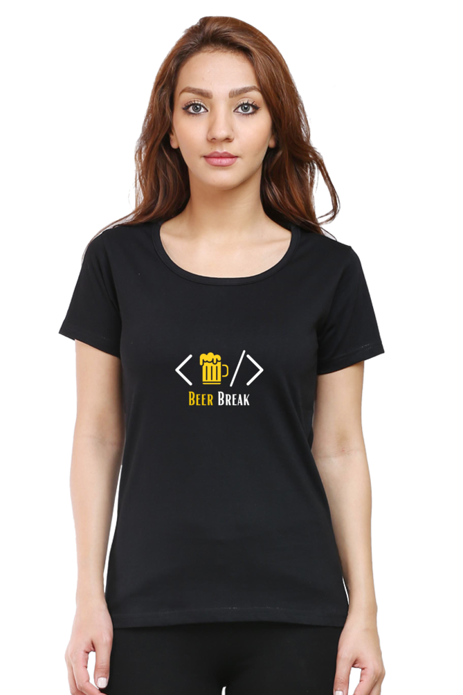 Round Neck Half Sleeve T-Shirt - Beer Break