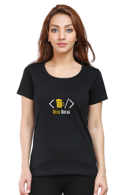 Round Neck Half Sleeve T-Shirt - Beer Break