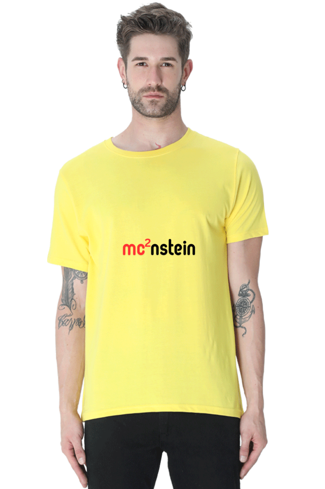 Round Neck Half Sleeve T-Shirt - Einstein