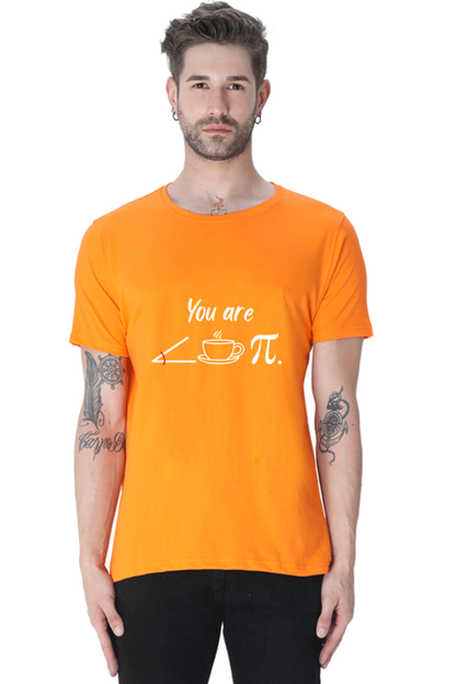 Round Neck Half Sleeve T-Shirt - You are Acutie Pie, Math T-Shirt